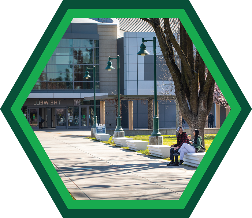 Photo of a building at Sac State called The Well